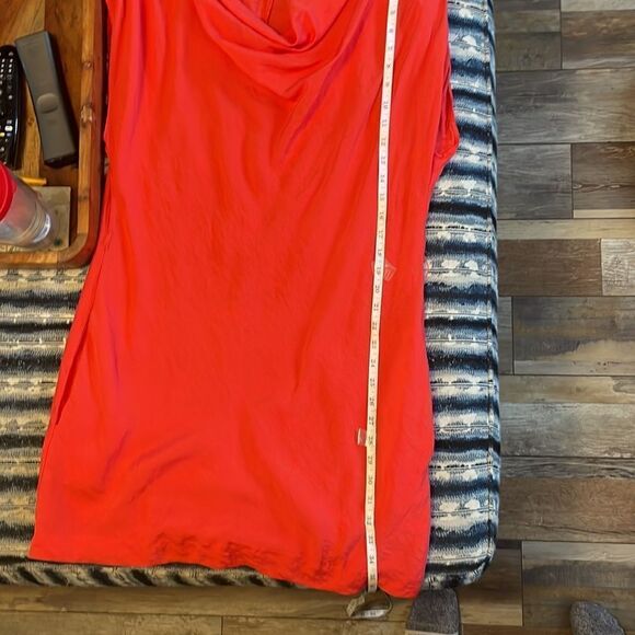 New York & Company beach dress/cover-up, orange/red size M - Picture 6 of 8